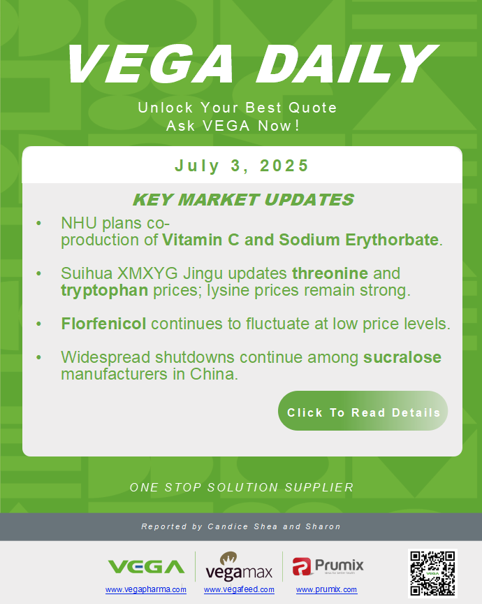 Vega Daily Dated on July 3rd 2025 Vitamin Amino Acid APl Food Additives.png